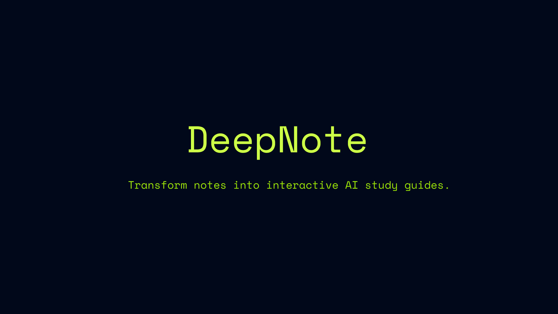 DeepNote